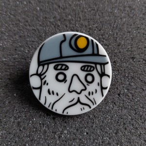 Broszka Porcelana Bogucice. 